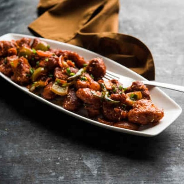 Chicken Manchurian.
