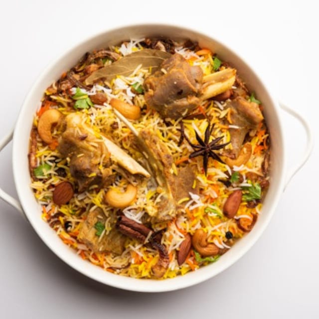 Goat Biryani.